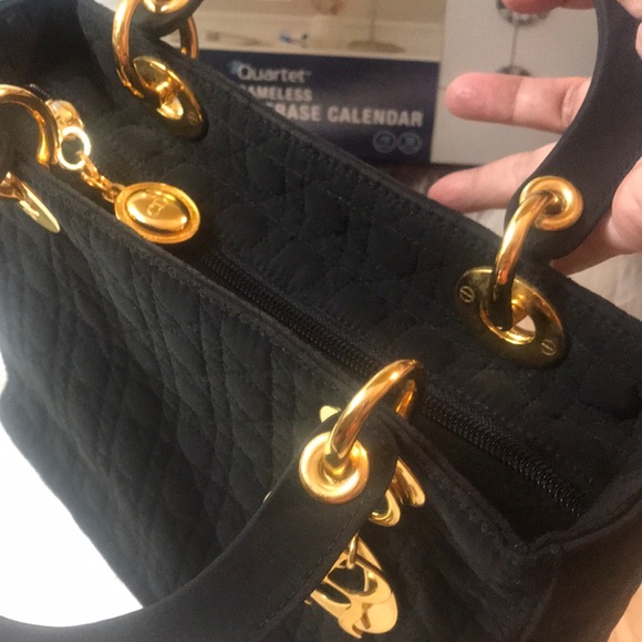 💝💯Authentic Lady DIOR Mini Cannage Bag w/ Twilly - Picture 6 of 16